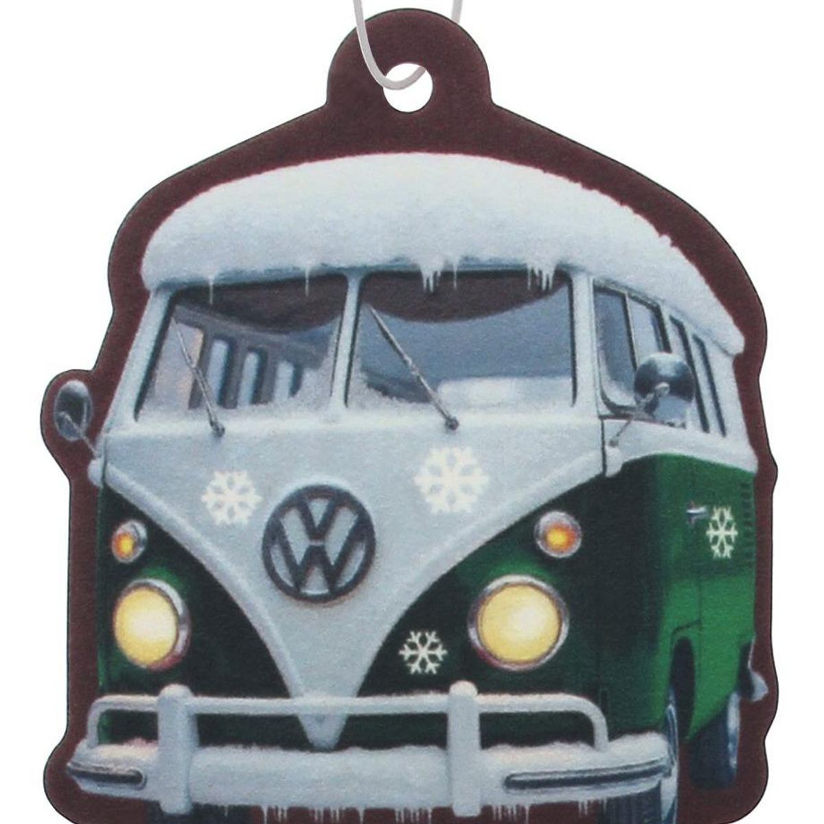 Volkswagen VW T1 Bus Air Freshener - Green/Gingerbread *WINTER EDITION*
