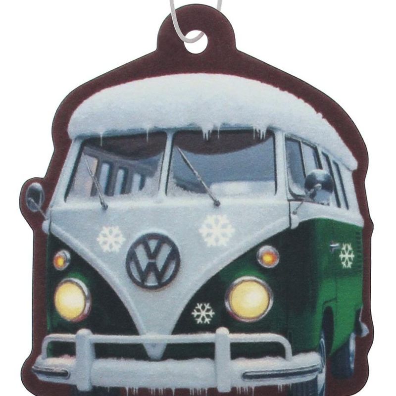 Volkswagen VW T1 Bus Air Freshener - Green/Gingerbread *WINTER EDITION*