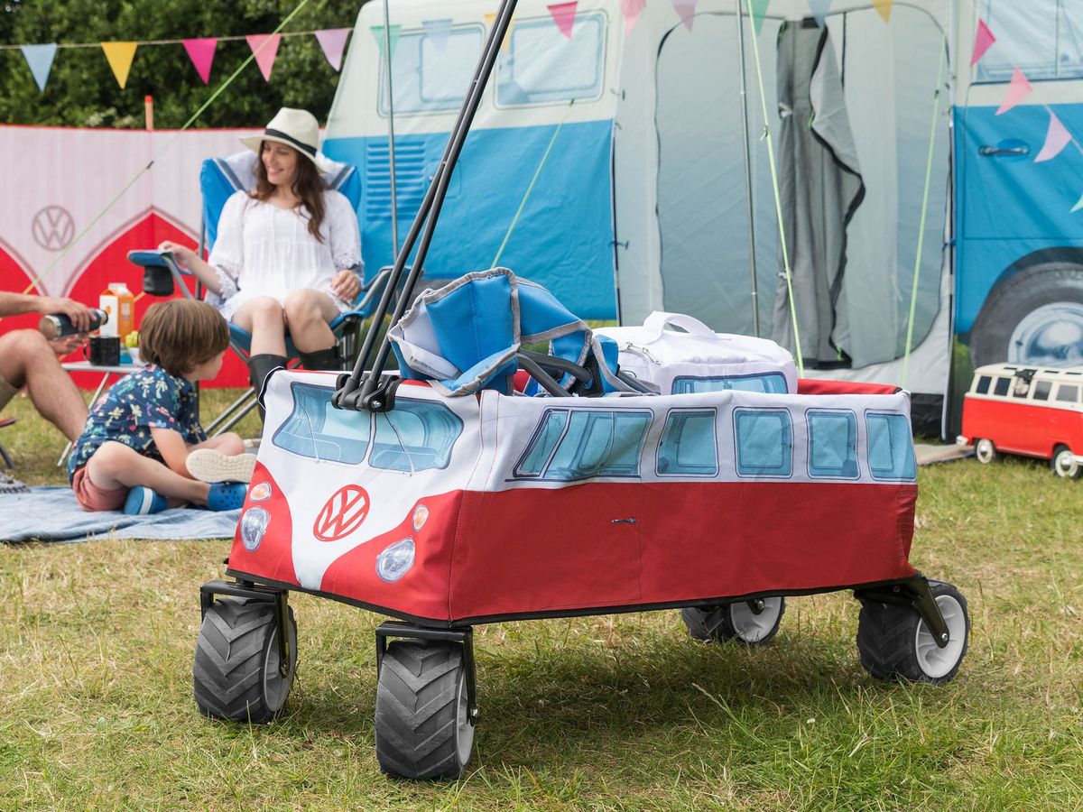 Volkswagen VW T1 Bus Foldable Trolley - Front/red