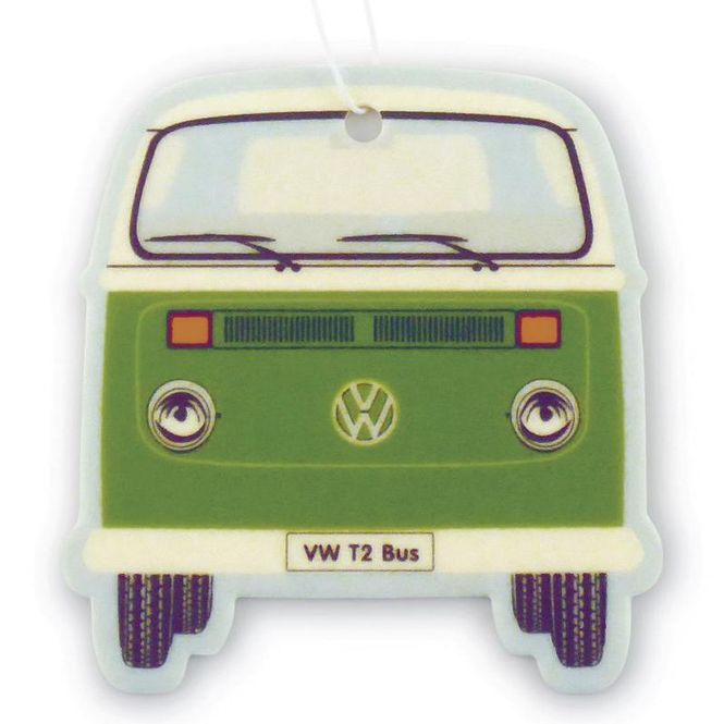 Hovedbilde Volkswagen VW T2 Bus Air Freshener - Front/Green