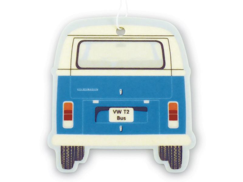 Volkswagen VW T2 Bus Air Freshener - Front/Blu