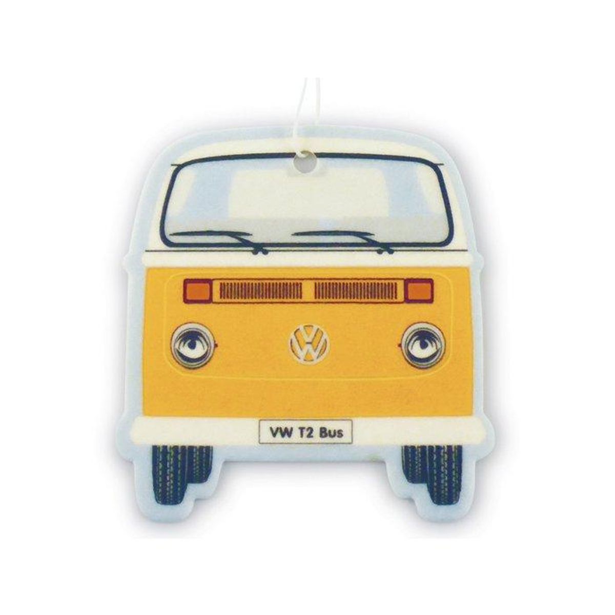 Volkswagen VW T2 Bus Air Freshener - Front/Orange