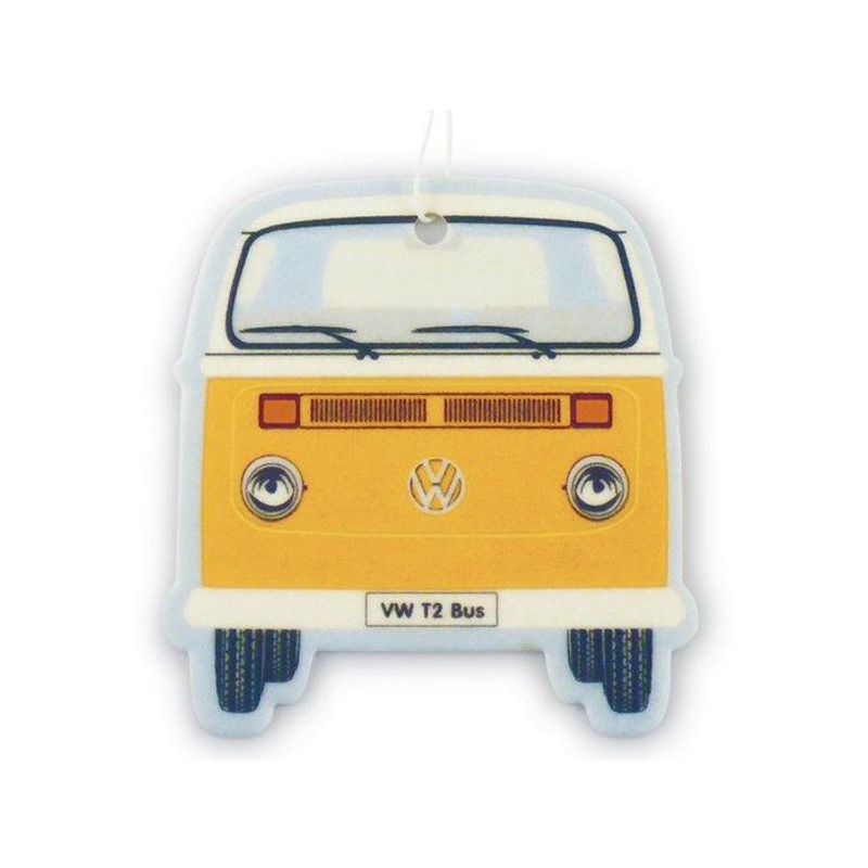 Volkswagen VW T2 Bus Air Freshener - Front/Orange
