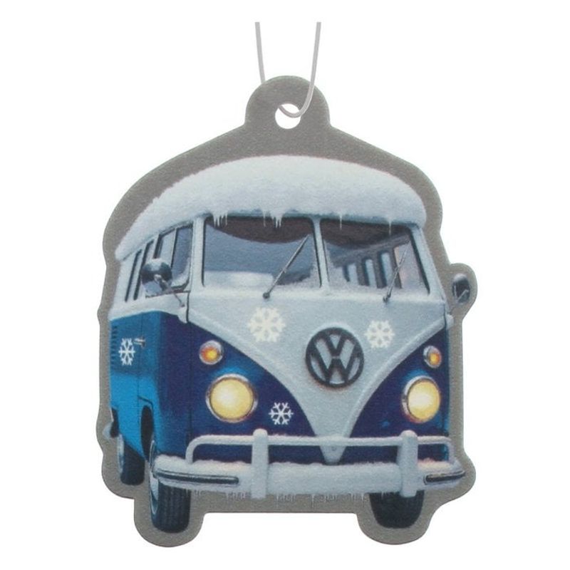 Volkswagen VW T1 Bus Air Freshener - Blue/Fresh Ice *WINTER EDITION*