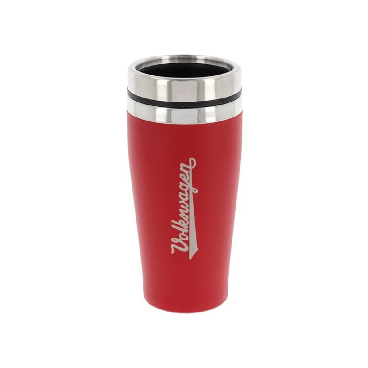 Volkswagen VW Stainless Steel Insulated Tumbler, double-walled, 450ml in Gift Box - Logo/Red