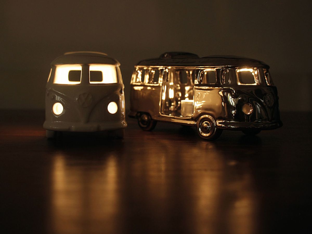 VW T1 Bus Tealight Ceramic 1:28