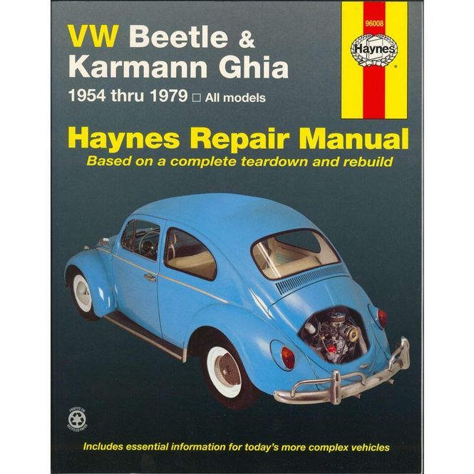 Hovedbilde Haynes reparasjons manual Boble Type 1 & Karmann ...