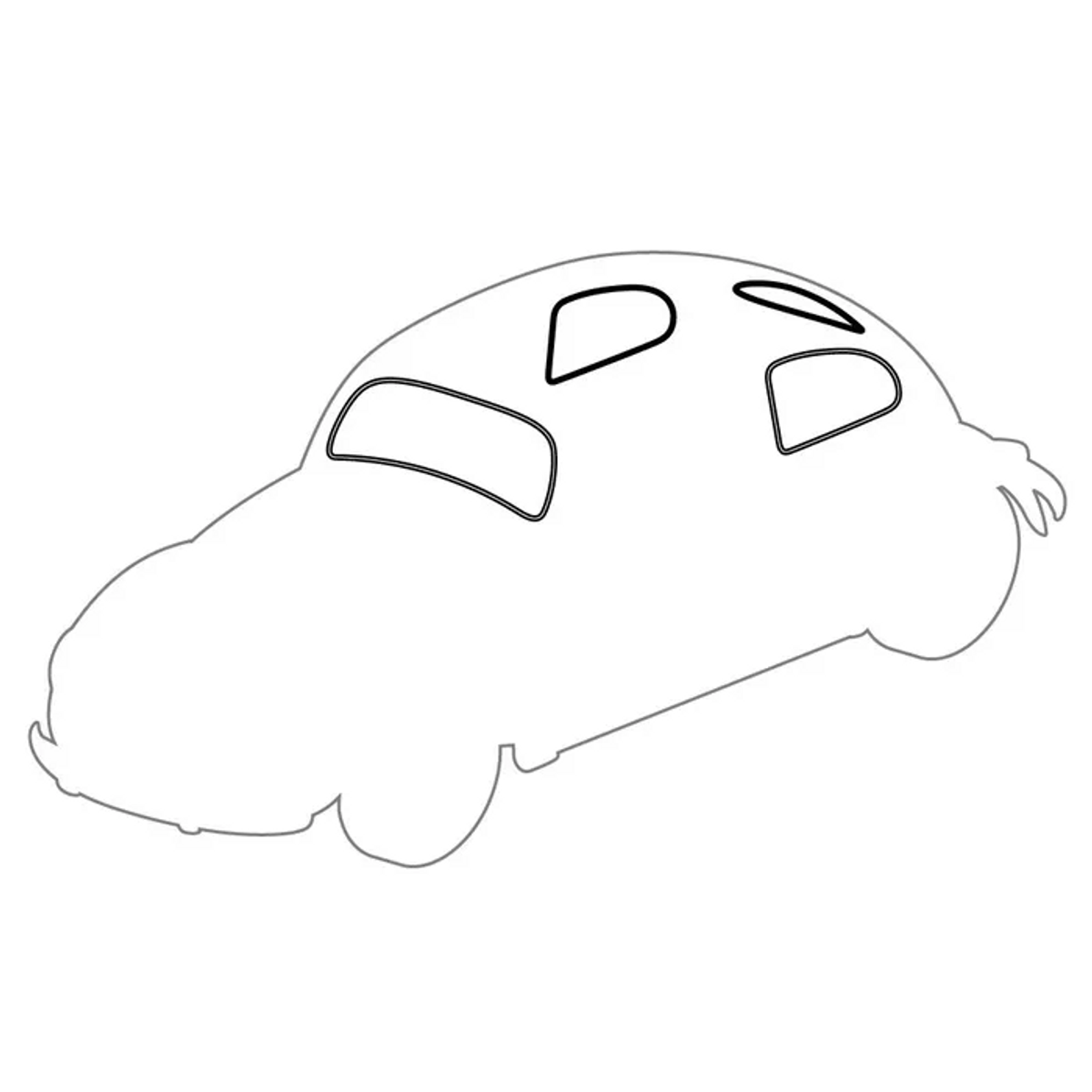 Vinduspakningsett for kromlist 04/53-07/57